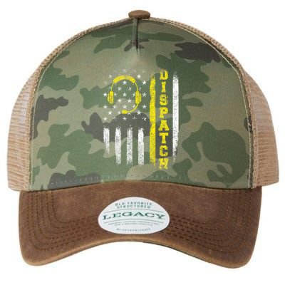 Dispatch 911 Dispatcher First Responder Emergency Legacy Tie Dye Trucker Hat