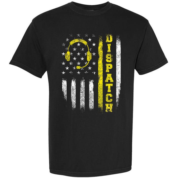 Dispatch 911 Dispatcher First Responder Emergency Garment-Dyed Heavyweight T-Shirt