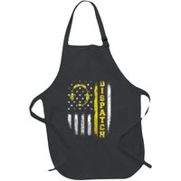 Dispatch 911 Dispatcher First Responder Emergency Full-Length Apron With Pockets