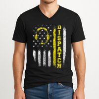 Dispatch 911 Dispatcher First Responder Emergency V-Neck T-Shirt