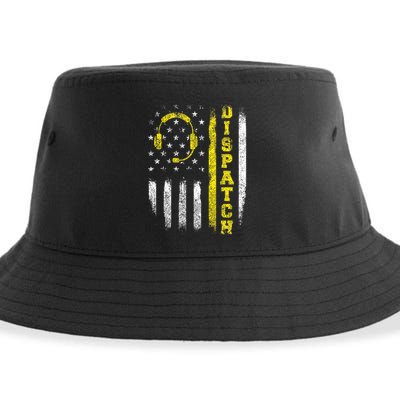 Dispatch 911 Dispatcher First Responder Emergency Sustainable Bucket Hat