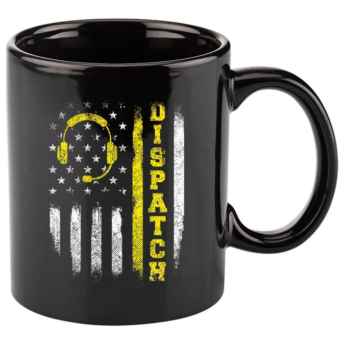 Dispatch 911 Dispatcher First Responder Emergency 11oz C Handle Ceramic Mug