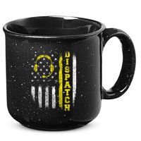 Dispatch 911 Dispatcher First Responder Emergency 15oz Campfire Ceramic Mug