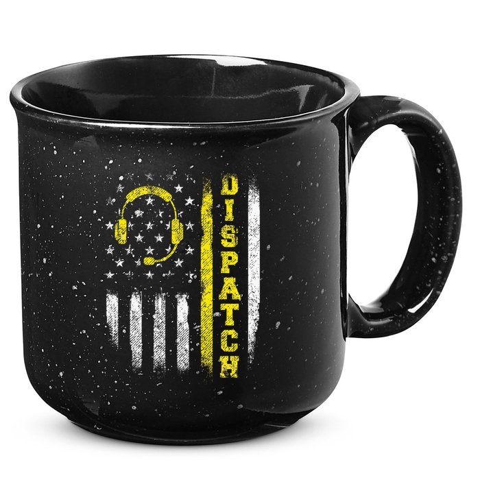 Dispatch 911 Dispatcher First Responder Emergency 15oz Campfire Ceramic Mug
