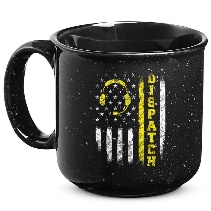 Dispatch 911 Dispatcher First Responder Emergency 15oz Campfire Ceramic Mug