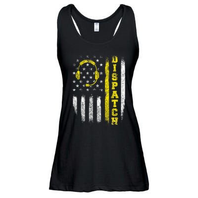 Dispatch 911 Dispatcher First Responder Emergency Ladies Essential Flowy Tank