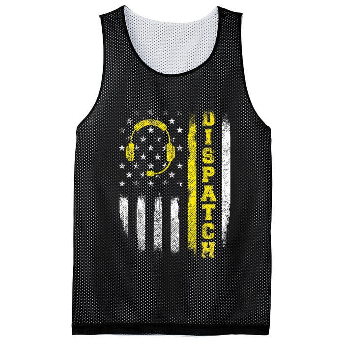 Dispatch 911 Dispatcher First Responder Emergency Mesh Reversible Basketball Jersey Tank