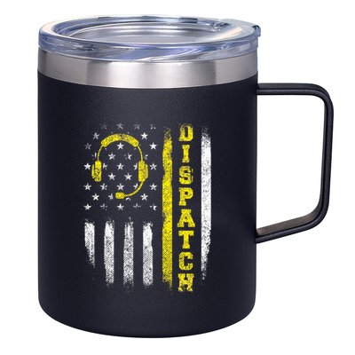 Dispatch 911 Dispatcher First Responder Emergency 12oz Stainless Steel Coffee Mug