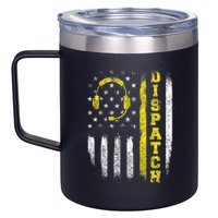 Dispatch 911 Dispatcher First Responder Emergency 12oz Stainless Steel Coffee Mug