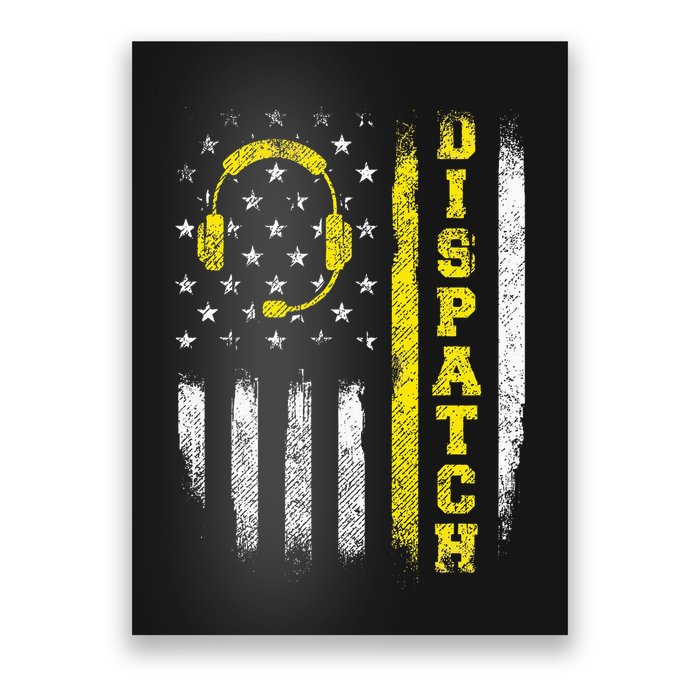 Dispatch 911 Dispatcher First Responder Emergency Poster
