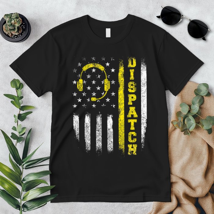 Dispatch 911 Dispatcher First Responder Emergency Premium T-Shirt