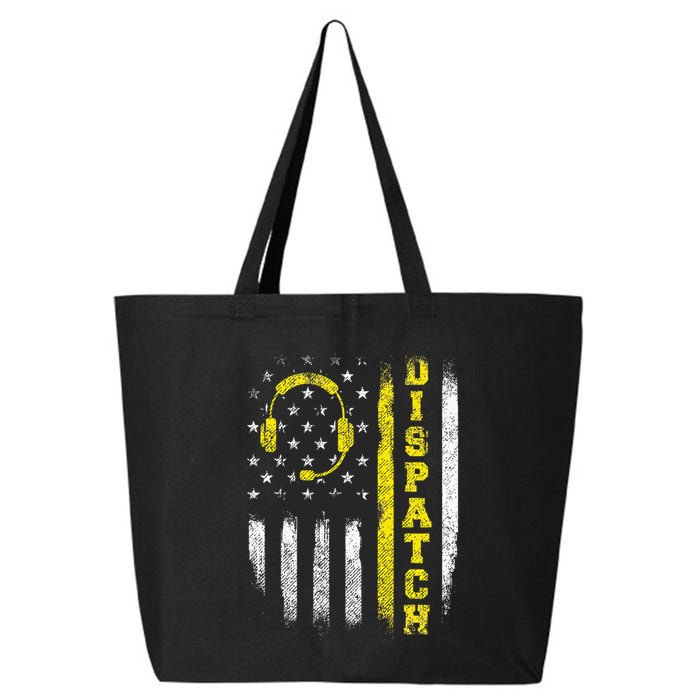 Dispatch 911 Dispatcher First Responder Emergency 25L Jumbo Tote