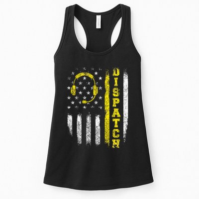 Dispatch 911 Dispatcher First Responder Emergency Womens Tank Top