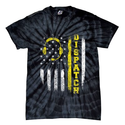 Dispatch 911 Dispatcher First Responder Emergency Tie-Dye T-Shirt