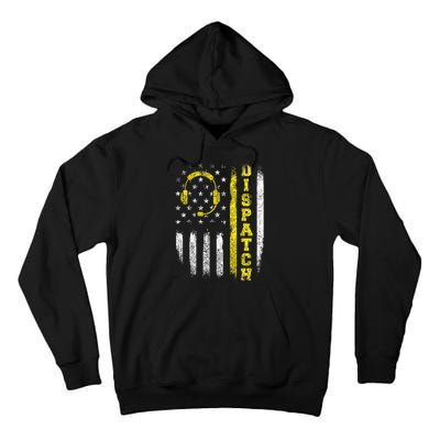 Dispatch 911 Dispatcher First Responder Emergency Tall Hoodie