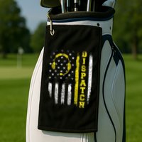 Dispatch 911 Dispatcher First Responder Emergency Golf Towel