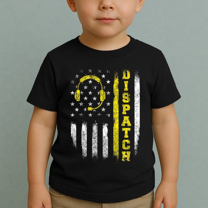 Dispatch 911 Dispatcher First Responder Emergency Toddler T-Shirt