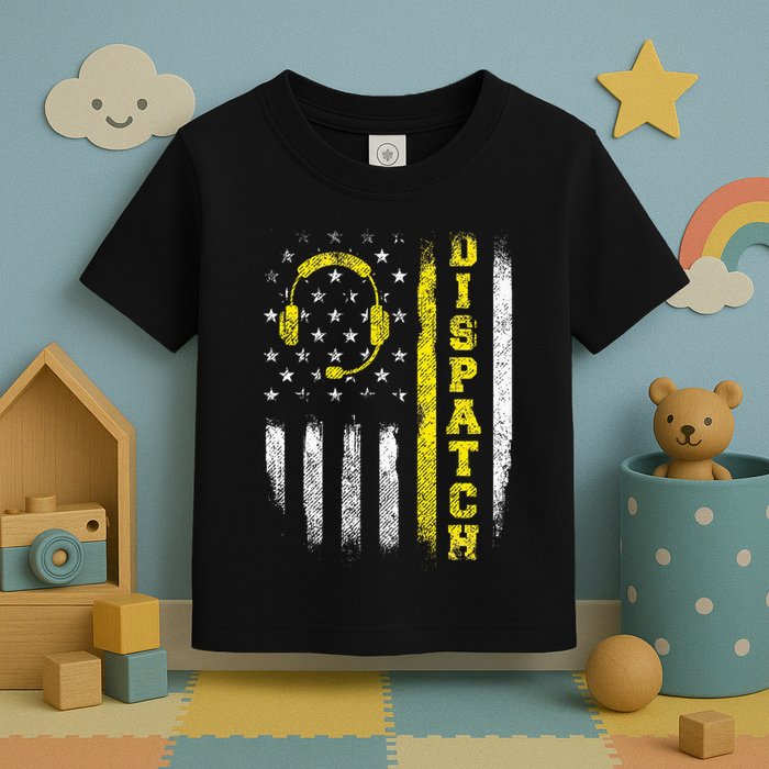 Dispatch 911 Dispatcher First Responder Emergency Toddler T-Shirt