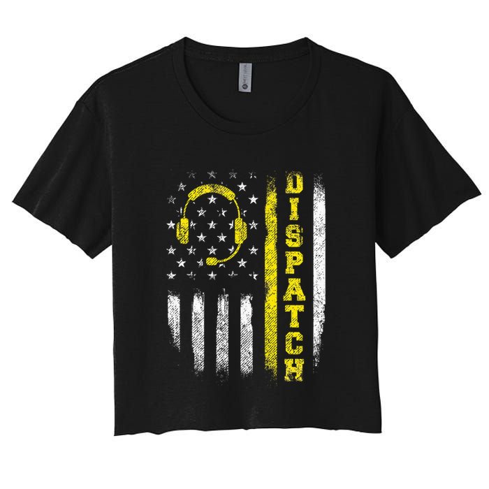 Dispatch 911 Dispatcher First Responder Emergency Crop Top
