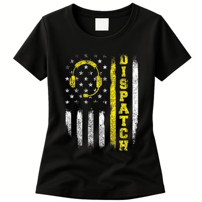 Dispatch 911 Dispatcher First Responder Emergency Womens T-Shirt