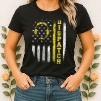 Dispatch 911 Dispatcher First Responder Emergency Womens T-Shirt