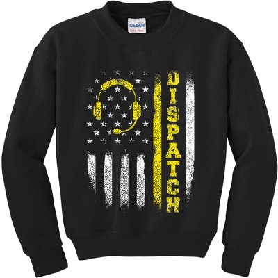 Dispatch 911 Dispatcher First Responder Emergency Kids Sweatshirt