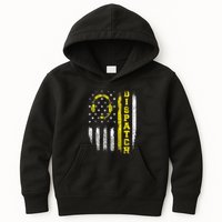 Dispatch 911 Dispatcher First Responder Emergency Kids Hoodie