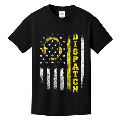 Dispatch 911 Dispatcher First Responder Emergency Kids T-Shirt