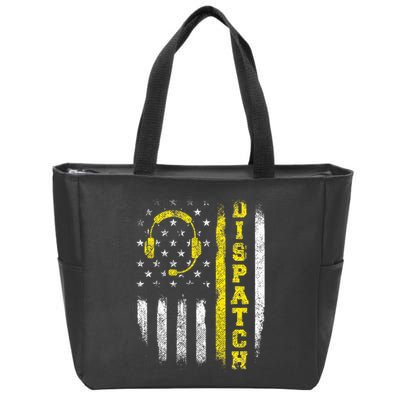 Dispatch 911 Dispatcher First Responder Emergency Zip Tote Bag