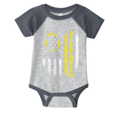 Dispatch 911 Dispatcher First Responder Emergency Infant Baby Jersey Bodysuit