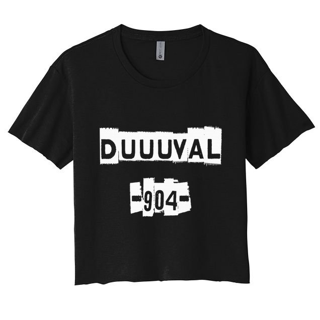 Duuuval 904 Jacksonville Florida Peferct Jax Crop Top