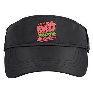 Dad 90s Retro Jokes Funny Fathers Day Party Adult Drive Performance Visor