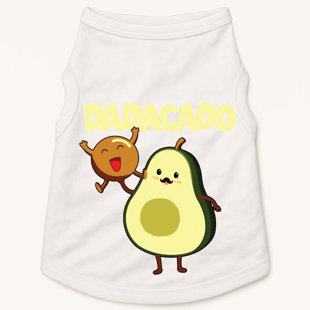 Dadacado Avocado 1st Birthday Dad Daddy Father Dada Doggie Tank