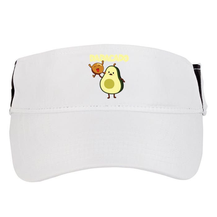 Dadacado Avocado 1st Birthday Dad Daddy Father Dada Adult Drive Performance Visor