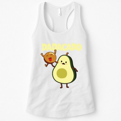Dadacado Avocado 1st Birthday Dad Daddy Father Dada Womens Tank Top