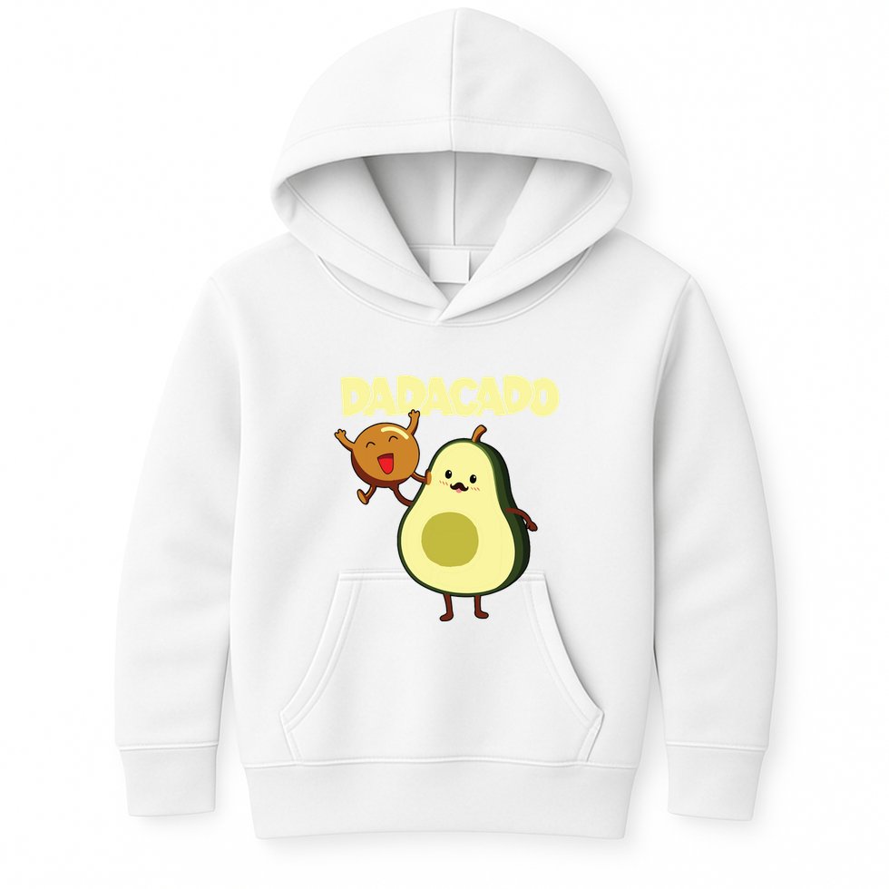 Dadacado Avocado 1st Birthday Dad Daddy Father Dada Kids Hoodie