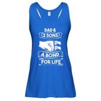 Dad And 2 Sons A Bond For Life Son Father Daddy Gift Ladies Essential Flowy Tank