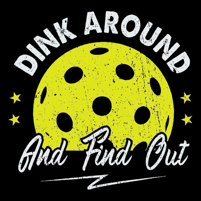 Dink Around And Find Out Funny Pickleball Sayings Women Cooling Performance Crew T-Shirt