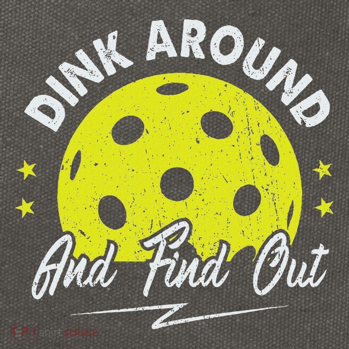 Dink Around And Find Out Funny Pickleball Sayings Women Cotton Canvas Backpack