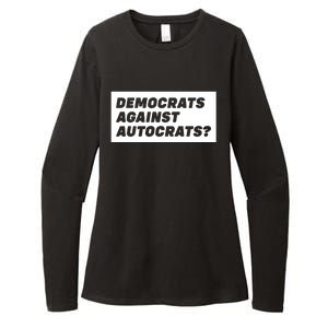 Democrats Against Autocrats Womens CVC Long Sleeve Shirt