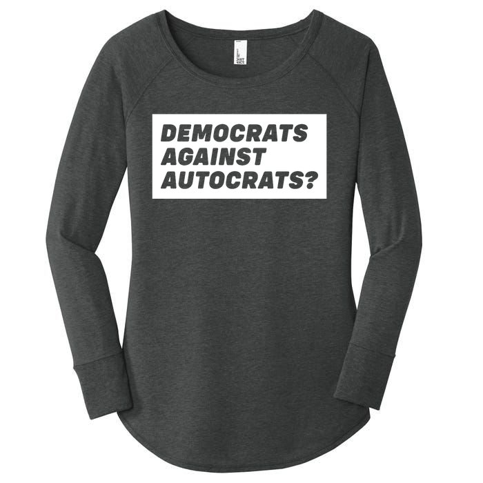 Democrats Against Autocrats Women's Perfect Tri Tunic Long Sleeve Shirt