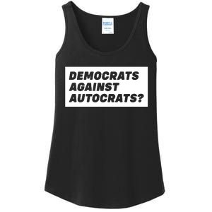 Democrats Against Autocrats Ladies Essential Tank