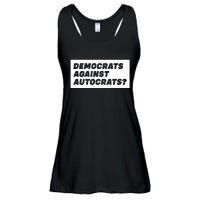 Democrats Against Autocrats Ladies Essential Flowy Tank