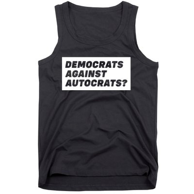 Democrats Against Autocrats Tank Top