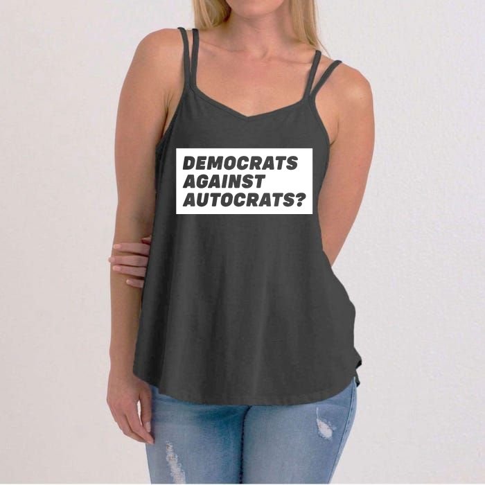 Democrats Against Autocrats Women's Strappy Tank