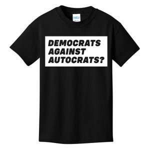 Democrats Against Autocrats Kids T-Shirt