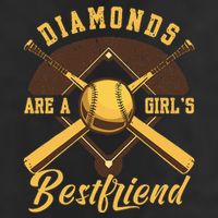 Diamonds Are A Girl Best Friend Friendship Bestfriend 7 Panel Mesh Trucker Snapback Hat
