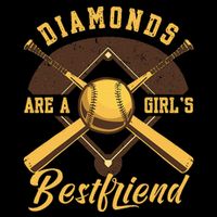 Diamonds Are A Girl Best Friend Friendship Bestfriend Cooling Performance Crew T-Shirt