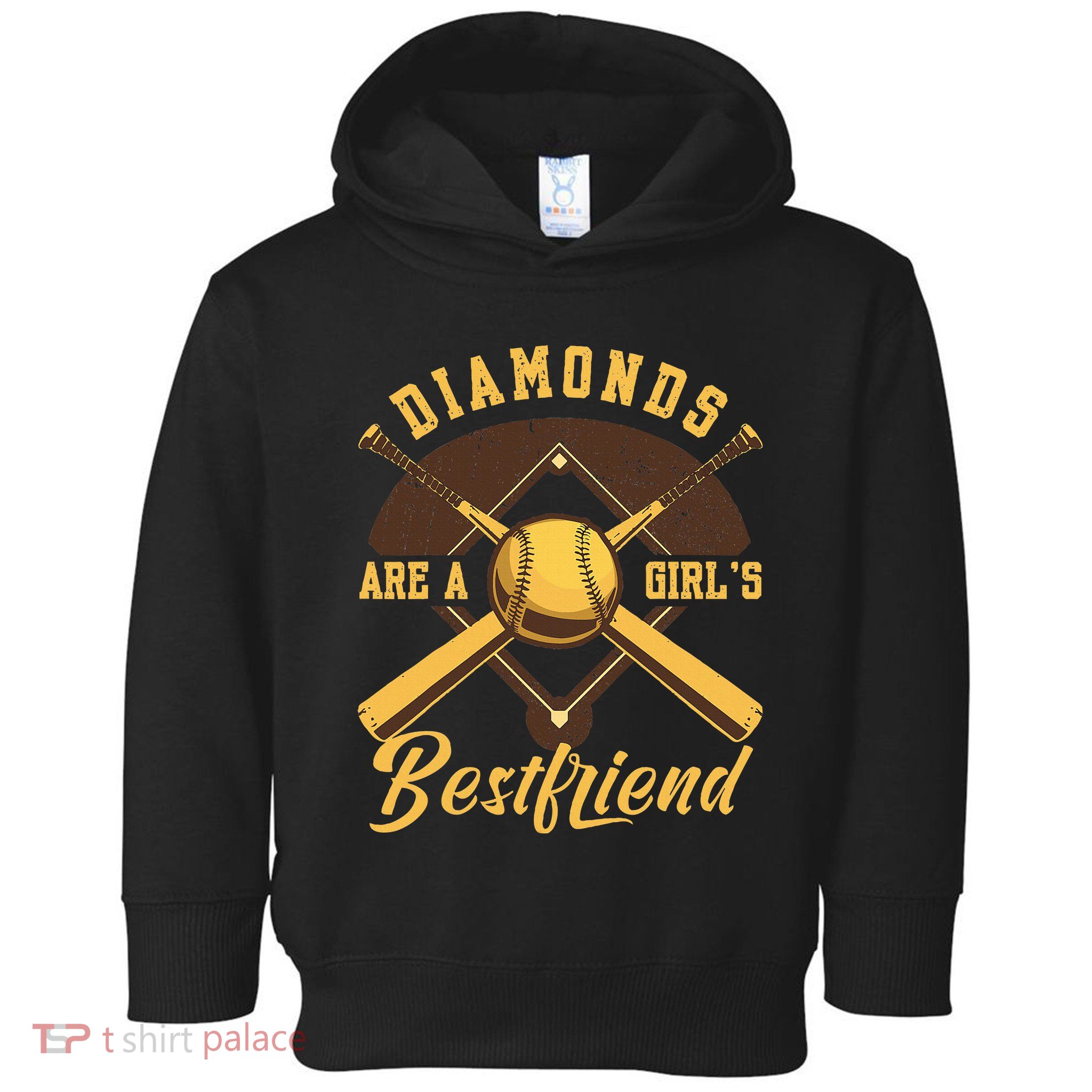 Diamonds Are A Girl Best Friend Friendship Bestfriend Toddler Hoodie