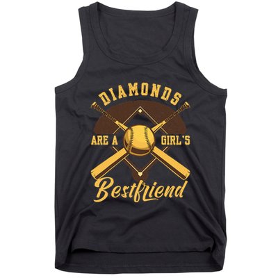 Diamonds Are A Girl Best Friend Friendship Bestfriend Tank Top